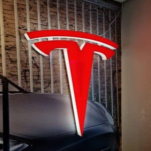 Tesla wandlamp