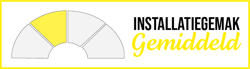 installatiegemak gemiddeld