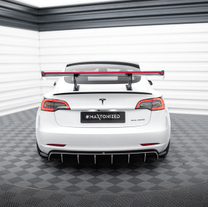 3 carbon spoiler LED