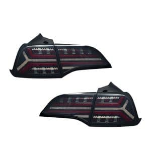 fish bone rear light