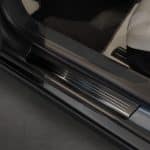 Stainless steel door sill panels-Lines brushed