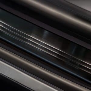 Stainless steel door sill panels-Lines brushed