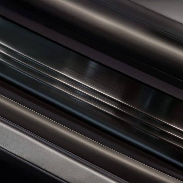 Stainless steel door sill panels-Lines brushed