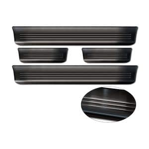 Stainless steel door sill panels-Lines brushed