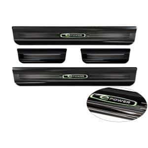 Stainless steel door sill panels-ePower high-gloss