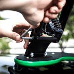 Thru axle fork mount
