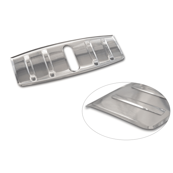 Frunk loading sill protector stainless steel