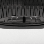 Frunk loading sill protector stainless steel anthracite