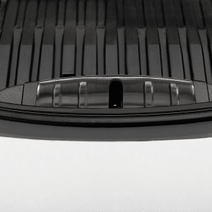 Frunk loading sill protector stainless steel anthracite