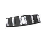 Frunk loading sill protector stainless steel anthracite