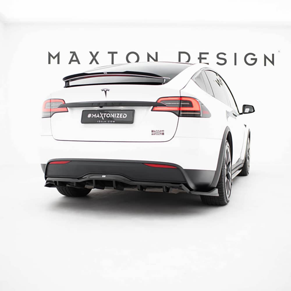 Maxton rear splitter en spoiler voor Model X