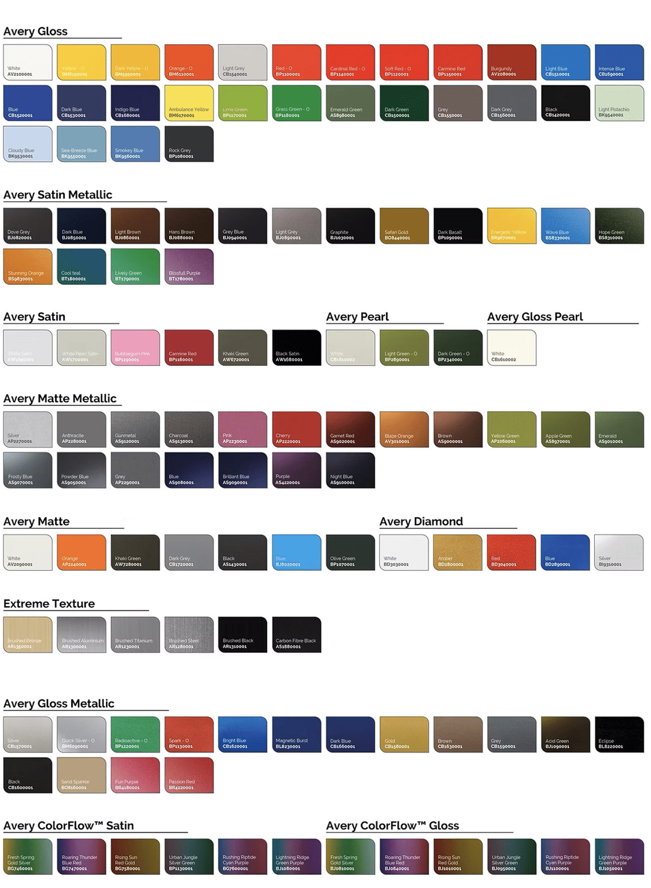 wrapkleuren