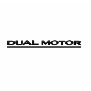 dual motor embleem zwart